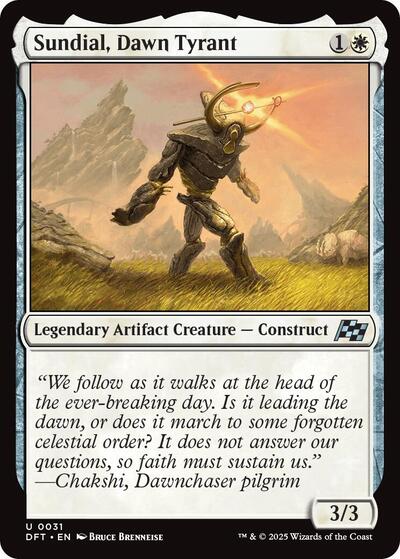 Sundial  Dawn Tyrant|20|0|0.00