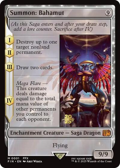 Summon: Bahamut (Promos: Prerelease Cards) Light Play Foil