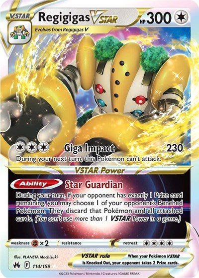 Regigigas VSTAR (Crown Zenith) Light Play Holofoil
