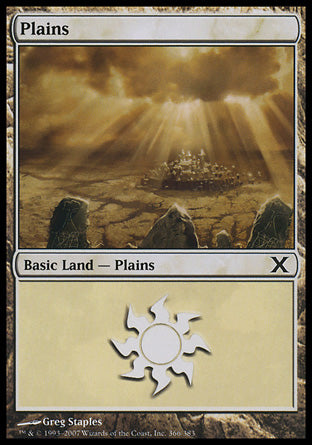Plains (366) (10th Edition) Light Play