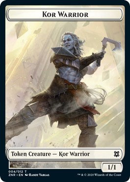 Kor Warrior Token (Zendikar Rising) Light Play