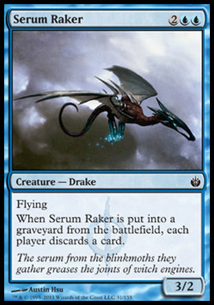 Serum Raker (Mirrodin Besieged) Light Play Foil
