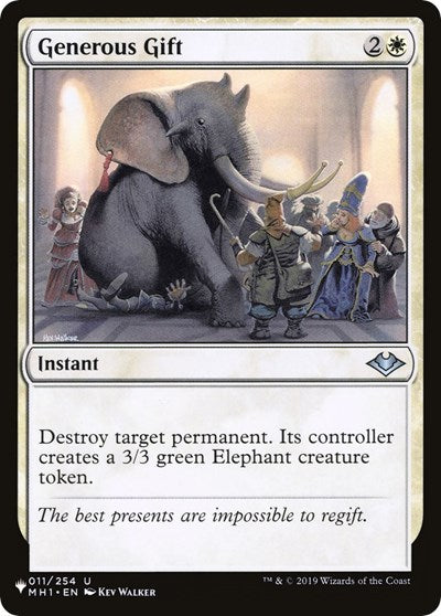 Generous Gift (The List) Light Play