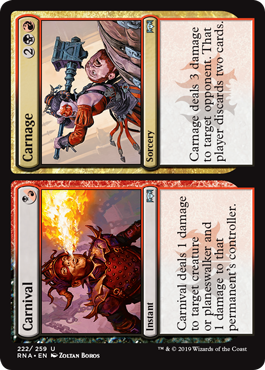 Carnival Carnage (Ravnica Allegiance) Light Play Foil