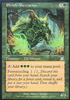 Elvish Aberration (Scourge) Light Play Foil
