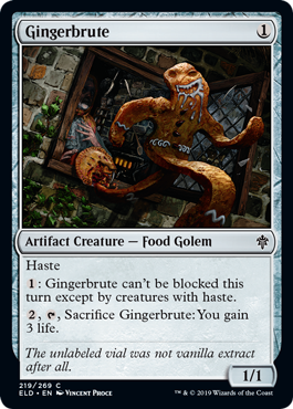 Gingerbrute (Throne of Eldraine) Light Play Foil