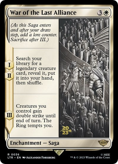 War of the Last Alliance (Promos: Prerelease Cards) Near Mint Foil