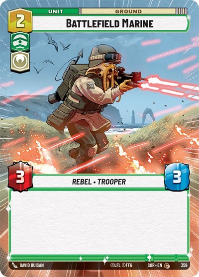 Battlefield Marine (Hyperspace) (Spark of Rebellion) Near Mint