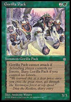 Gorilla Pack (Ice Age) Near Mint