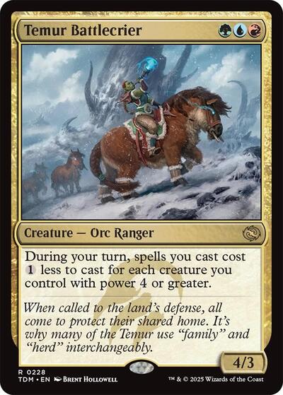 Temur Battlecrier (Tarkir: Dragonstorm) Near Mint