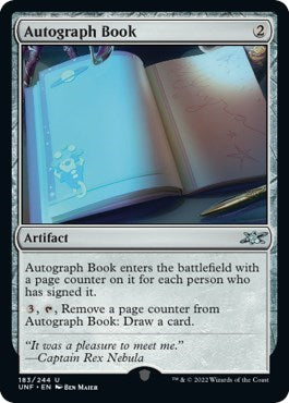 Autograph Book (Unfinity) Near Mint Foil