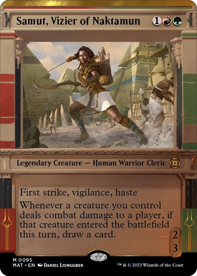 Samut, Vizier of Naktamun (Showcase) (March of the Machine: The Aftermath) Light Play