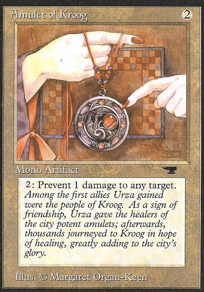 Amulet of Kroog (Antiquities) Heavy Play