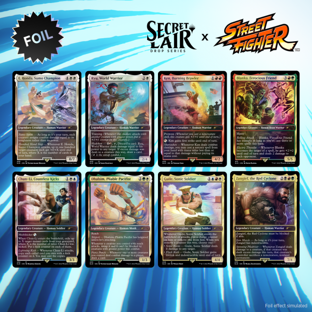 Secret Lair Drop x Street Fighter Foil