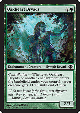 Oakheart Dryads (Journey into Nyx) Light Play Foil