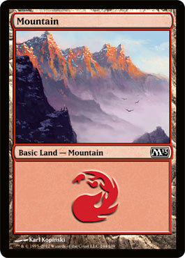 Mountain (244) (Magic 2013 Core Set) Light Play