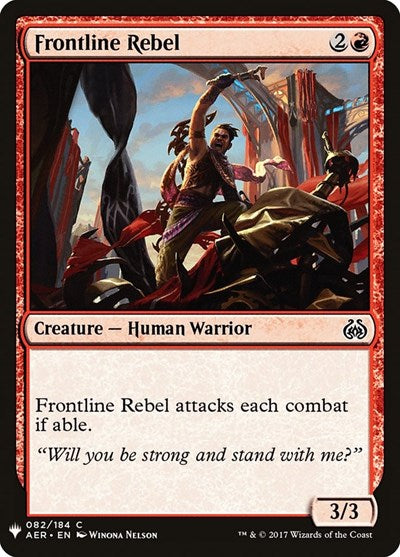 Frontline Rebel (Mystery Booster) Near Mint