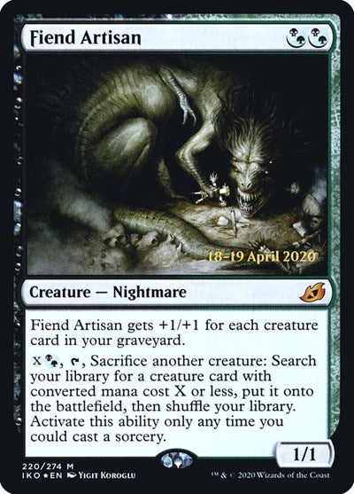 Fiend Artisan (Promos: Prerelease Cards) Medium Play Foil