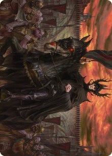 The Mouth of Sauron Art Card (Art Series: Universes Beyond: The Lord of the Rings: Tales of Middle-earth) Near Mint