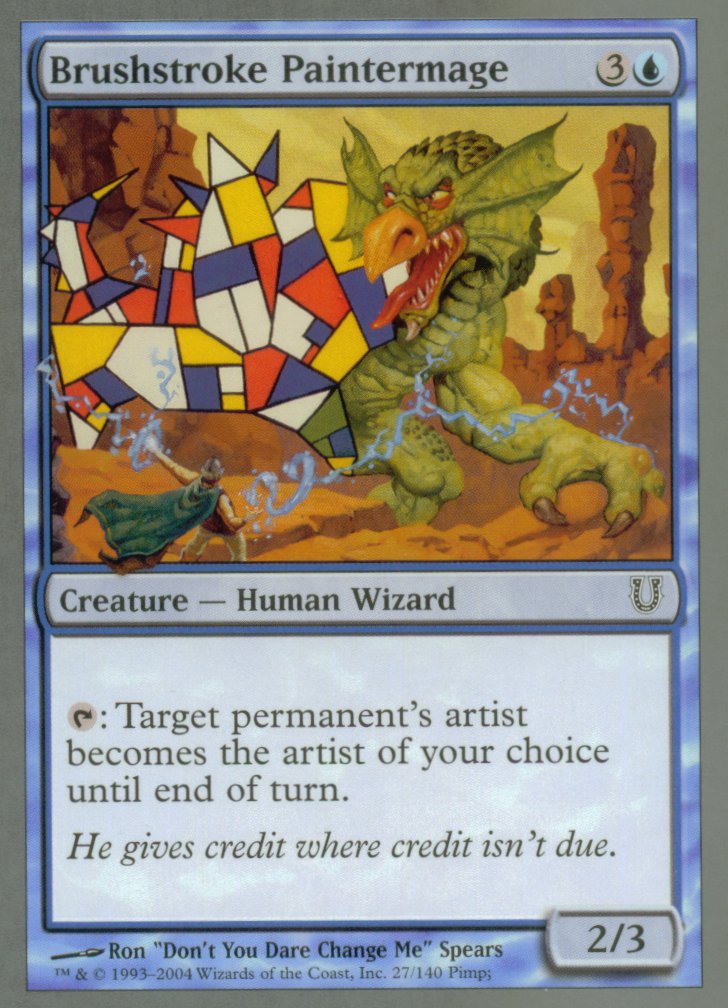 Brushstroke Paintermage (Unhinged) Light Play Foil