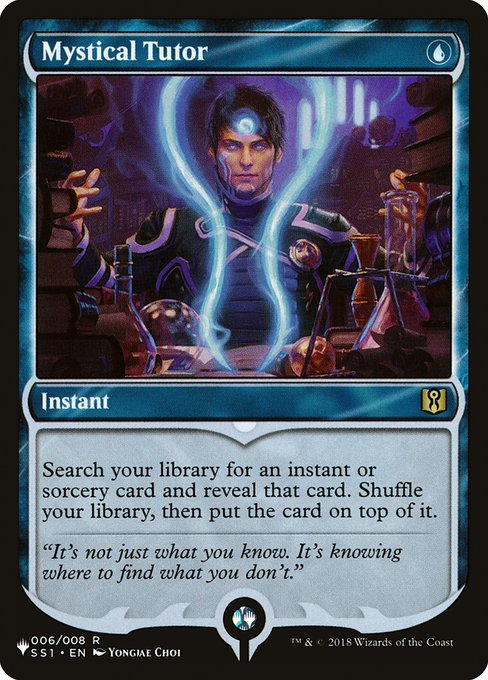 Mystical Tutor (The List) Light Play