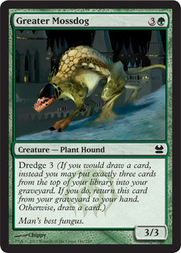 Greater Mossdog (Modern Masters) Light Play Foil