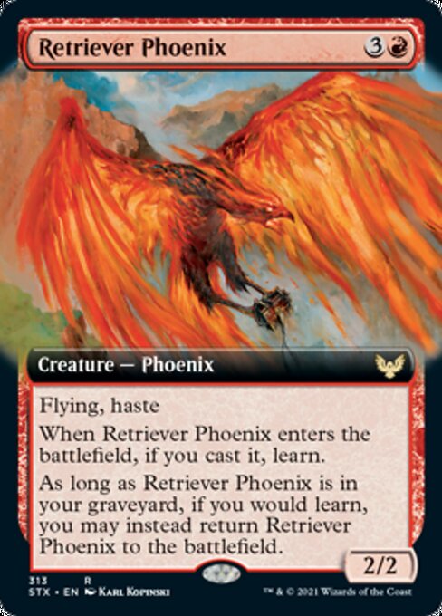 Retriever Phoenix (Extended Art) (Strixhaven) Near Mint
