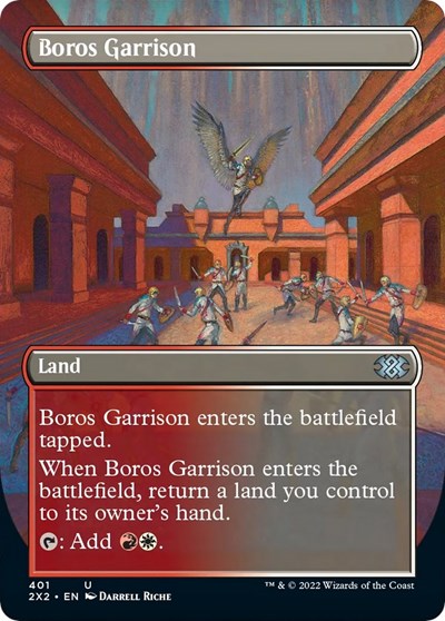 Boros Garrison (Borderless) (Double Masters 2022) Near Mint
