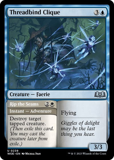 Threadbind Clique (Wilds of Eldraine) Near Mint Foil