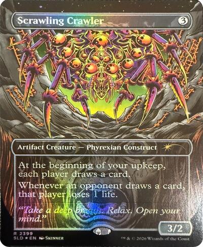 Scrawling Crawler (Secret Lair) Light Play Foil