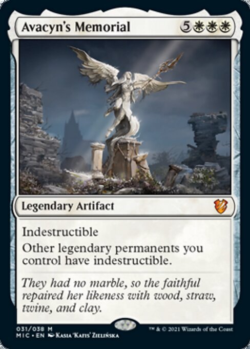 Avacyn's Memorial (Commander 2021 Midnight Hunt) Damaged / Poor