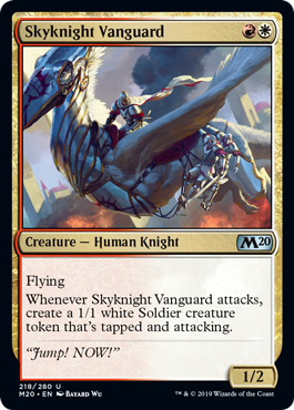 Skyknight Vanguard (Magic 2020 Core Set) Near Mint