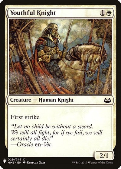 Youthful Knight (Mystery Booster) Near Mint