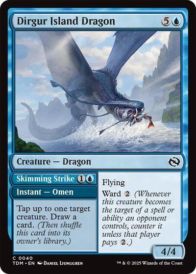 Dirgur Island Dragon (Tarkir: Dragonstorm) Near Mint Foil