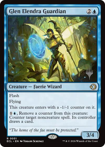Glen Elendra Guardian (Promo Pack: Lorwyn Eclipsed) Medium Play
