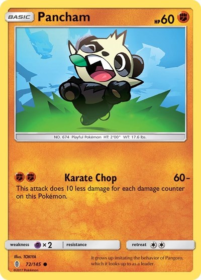 Pancham (SM - Guardians Rising) Light Play Reverse Holofoil