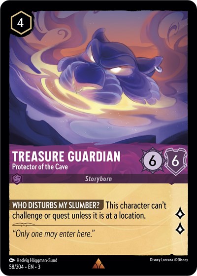 Treasure Guardian - Protector of the Cave (Into the Inklands) Near Mint Cold Foil