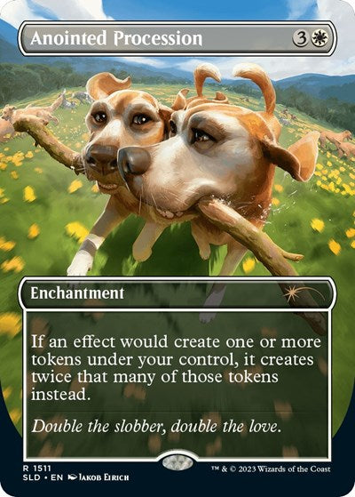 Anointed Procession (Secret Lair) Light Play Foil