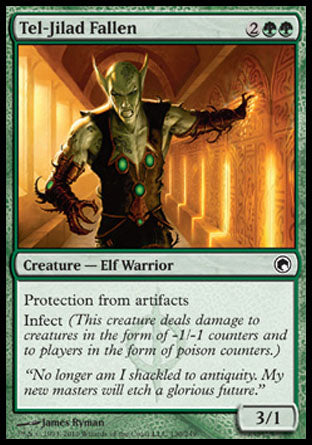 Tel-Jilad Fallen (Scars of Mirrodin) Light Play