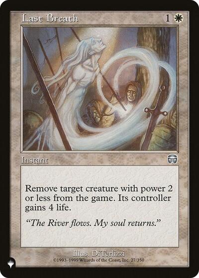 Last Breath (The List) Light Play