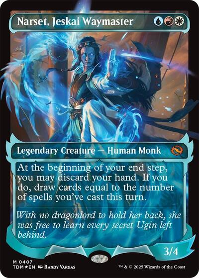 Narset, Jeskai Waymaster (Showcase) (Tarkir: Dragonstorm) Near Mint Foil