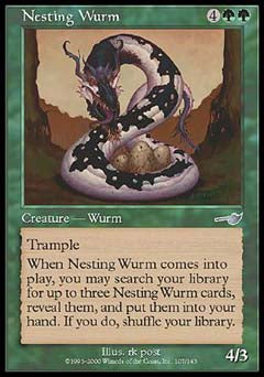 Nesting Wurm (Nemesis) Medium Play