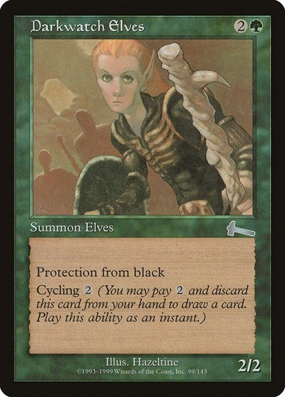 Darkwatch Elves (Urza's Legacy) Heavy Play Foil