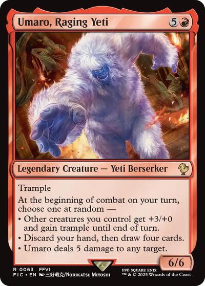 Umaro, Raging Yeti (Commander: FINAL FANTASY) Light Play