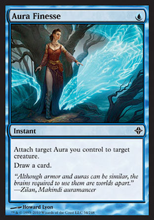 Aura Finesse (Rise of the Eldrazi) Light Play Foil
