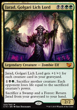 Jarad, Golgari Lich Lord (Commander 2015) Heavy Play