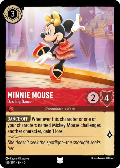 Minnie Mouse - Dazzling Dancer (Shimmering Skies) Near Mint