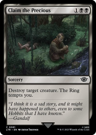 Claim the Precious (Universes Beyond: The Lord of the Rings: Tales of Middle-earth) Medium Play Foil
