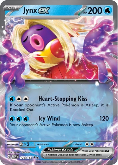 Jynx ex - 124 (Scarlet and Violet: 151) Near Mint Holofoil