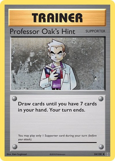Professor Oak's Hint (XY - Evolutions) Light Play Reverse Holofoil